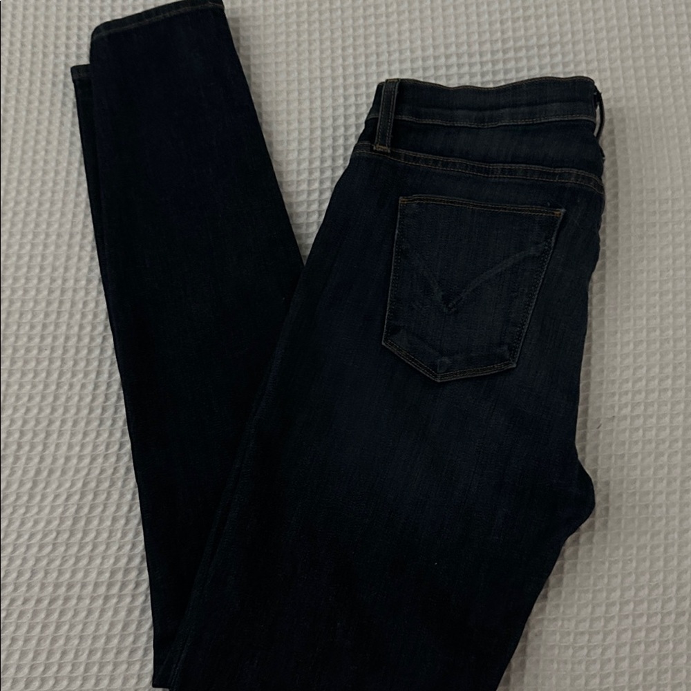 Hudson Jeans Dark Blue Nico Mid rise Super Skinny Women's Jeans size 28 - Picture 3 of 10
